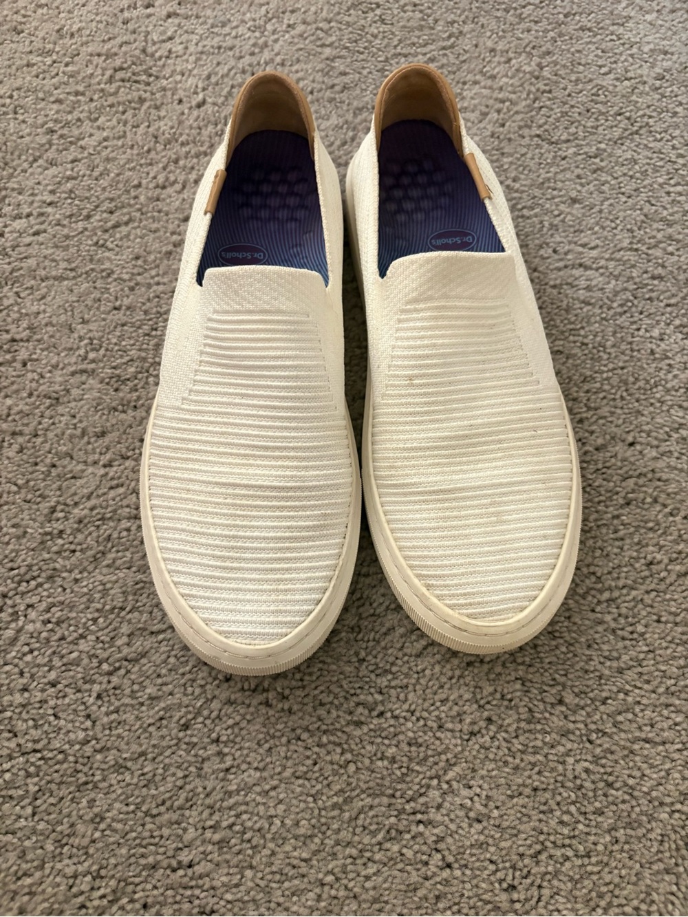 Ugg Slip-On Knit Casual Shoes in Cream for Women